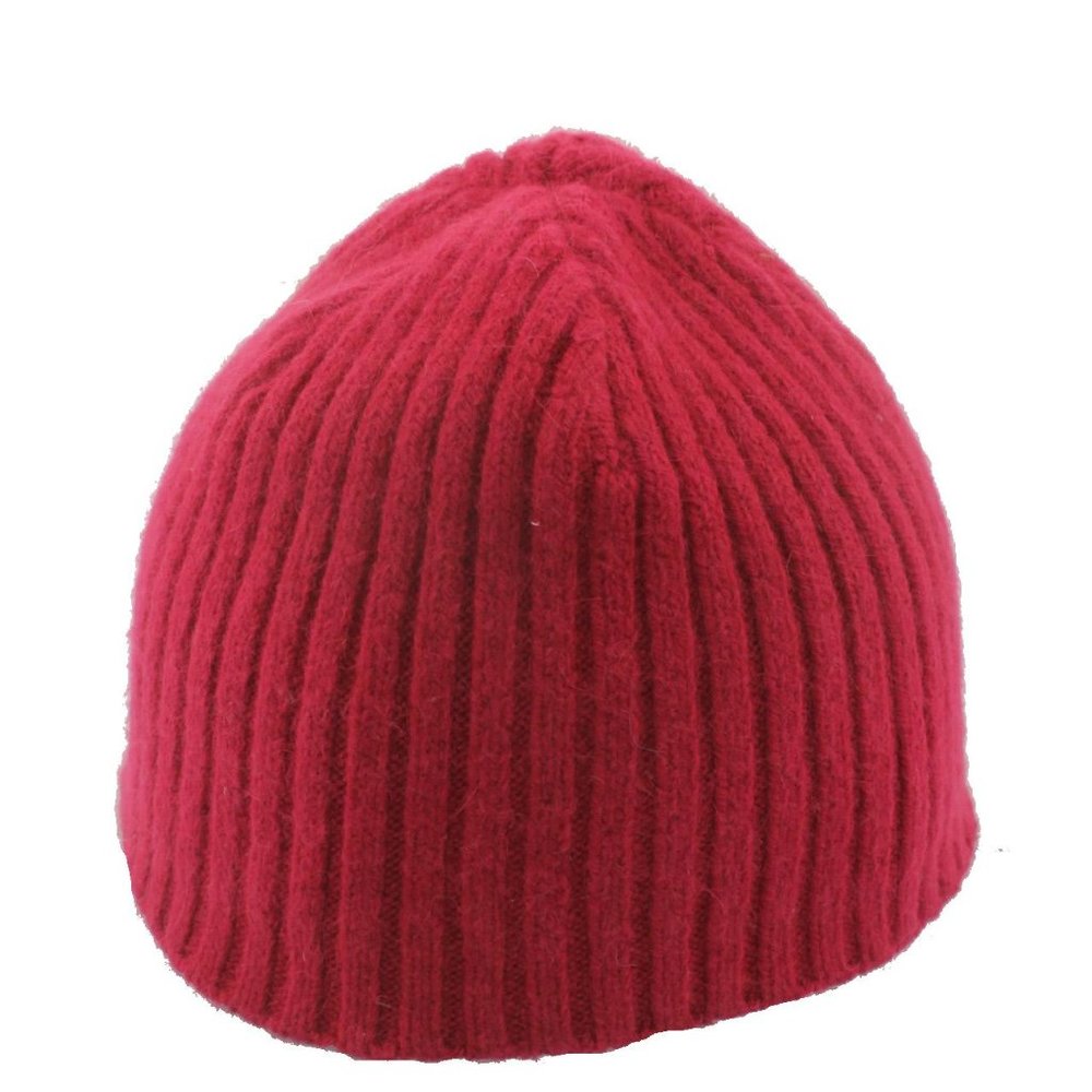 French Connection Magenta Pink Knit Beanie Hat O/S